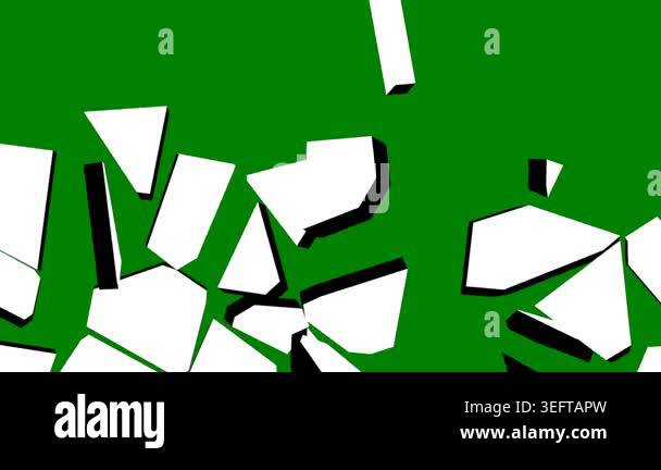 light green, red vector layout, lines, triangles Stock Video Footage ...