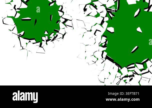 light gray, green vector texture in polygonal style Stock Video Footage ...