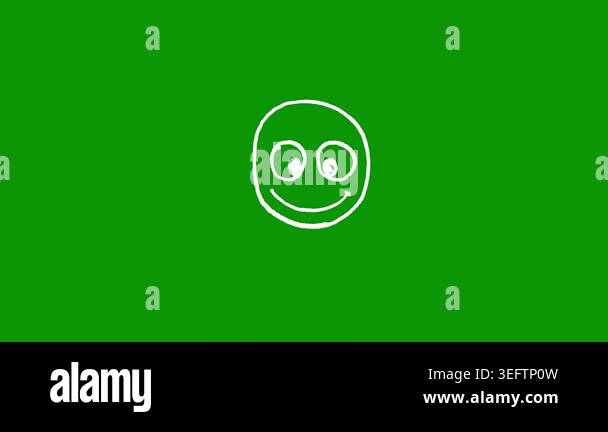 smile flat icon, vector illustration Stock Video Footage - Alamy
