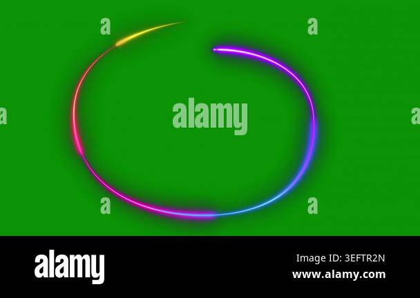 neon light effect. abstract glowing neon line. glow. neon glow. neon ...