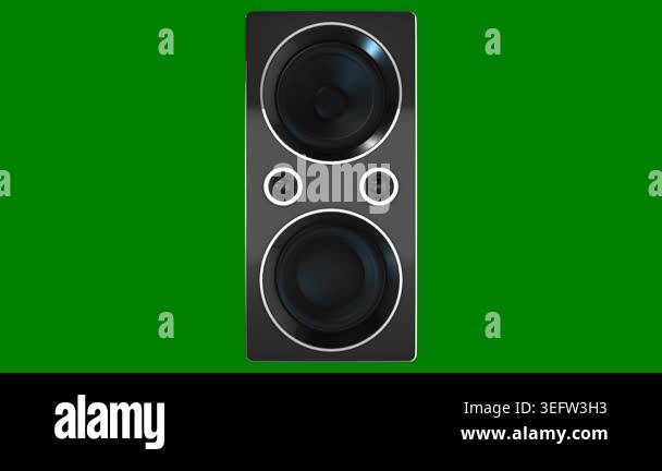 vector illustration of a music speaker Stock Video Footage - Alamy