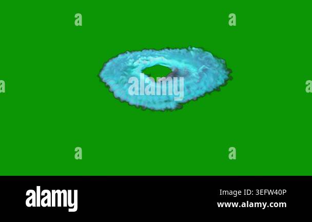 abstract background with a green and blue color with a black pattern on ...