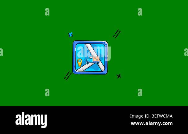 computer mouse with a pen. vector icon Stock Video Footage - Alamy