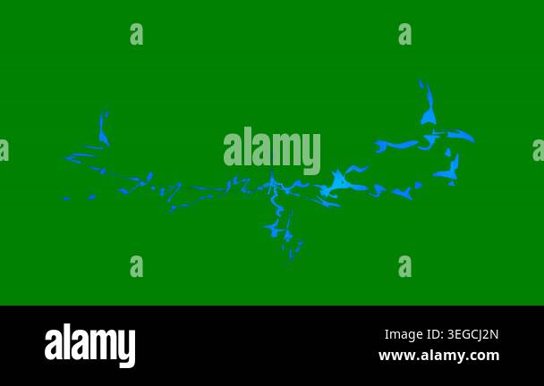 light green, blue vector background with bent lines Stock Video Footage ...