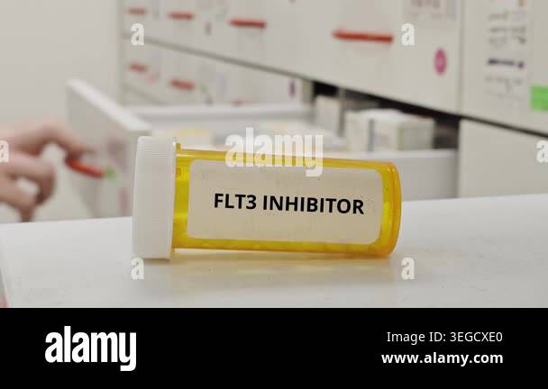 FLT3 INHIBITOR tablets used to treat leukemia by blocking FLT3 ...