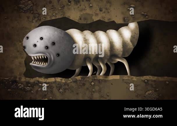 shamir worm of solomon devouring stone Stock Video Footage - Alamy