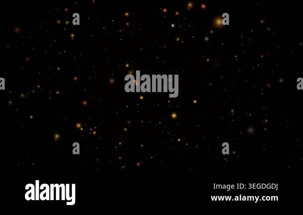 Floating Golden Particles On Dark Background Motion Graphic Stock Video ...