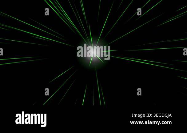 Abstract Green Light Speed Rays Background Animation Stock Video ...