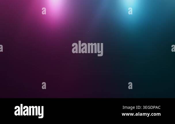 Slow Motion Shot of Neon Stage Lights Background with Floating Haze ...