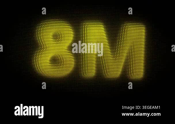 3D Golden 8M, Eight Million Number Particle Animation on Dark ...
