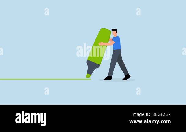 highlight important information, serious entrepreneur emphasizes key ...