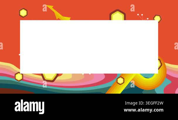 Retro 70s Background animation with Groovy 1970s art video ...