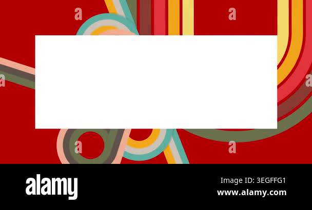 Retro 70s Background animation with Groovy 1970s art video ...