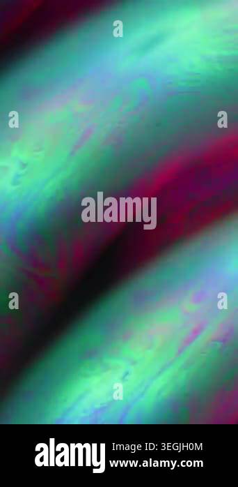 Vertical video. Blur psychedelic fluid. Oil abstraction. Green purple ...