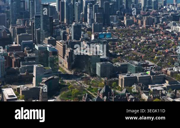 Urban Toronto landscape featuring cityscape with modern skyscrapers ...