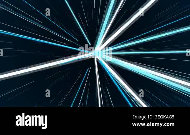 Abstract Light Speed Lines Digital Motion Background Tunnel Stock Video ...