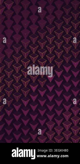 Elegant Purple Gold Geometric Pattern Abstract Looping Background Stock ...