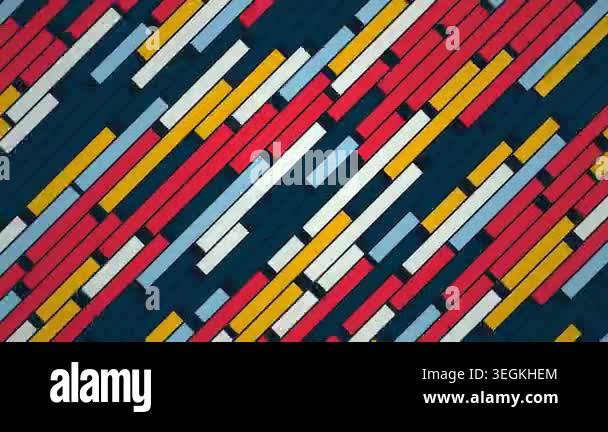 Abstract motion background featuring vibrant colorful diagonal lines in ...