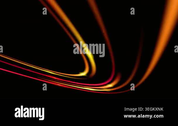 abstract light lines and stripes on black background Stock Video ...