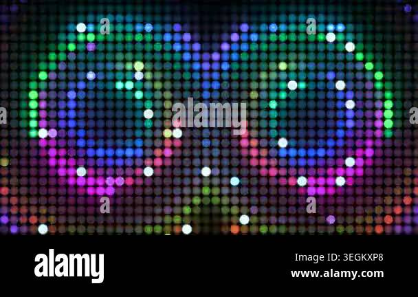 colorful bokeh lights on black background Stock Video Footage - Alamy