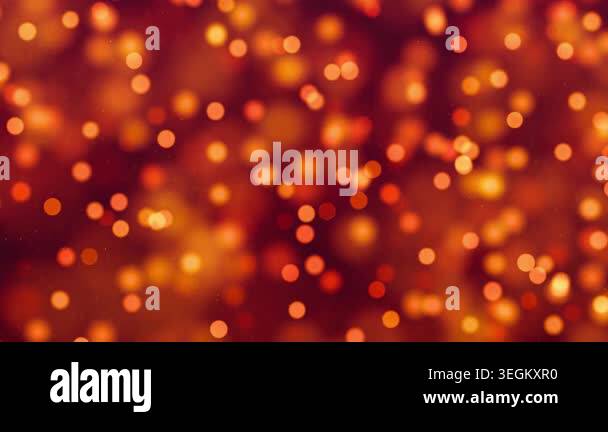 red orange bokeh background Stock Video Footage - Alamy