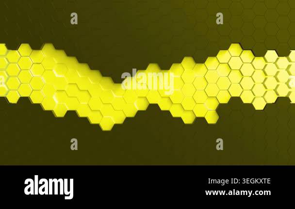 abstract yellow hexagon background. vector illustration eps 1 0 Stock ...