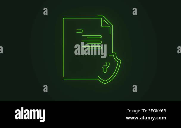 paper cut document file document icon isolated on black background ...