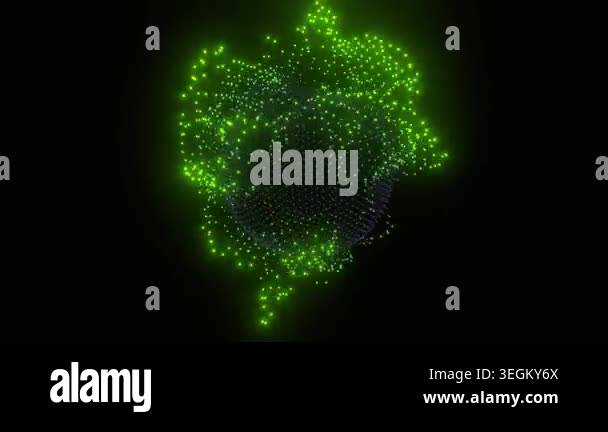 abstract background of a glowing particles Stock Video Footage - Alamy