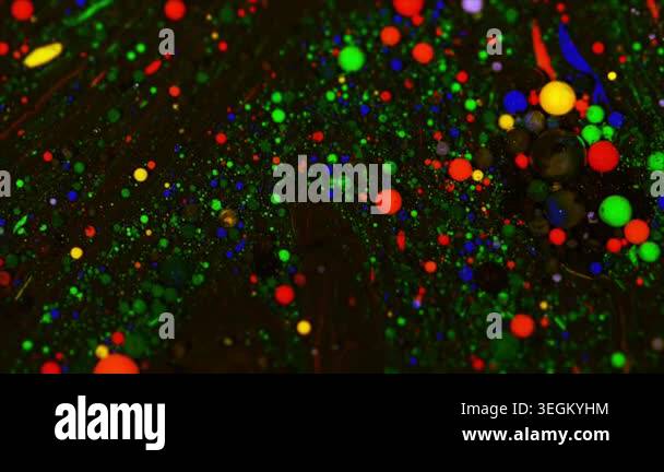 multicolored lights in a christmas tree Stock Video Footage - Alamy
