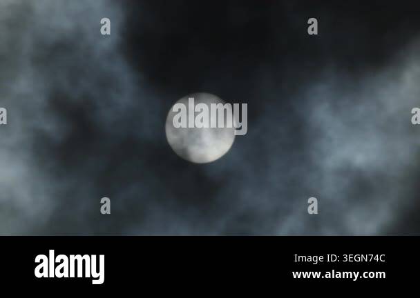 Clouds moving and sun in a cloudy day.Time Lapse Stock Video Footage ...