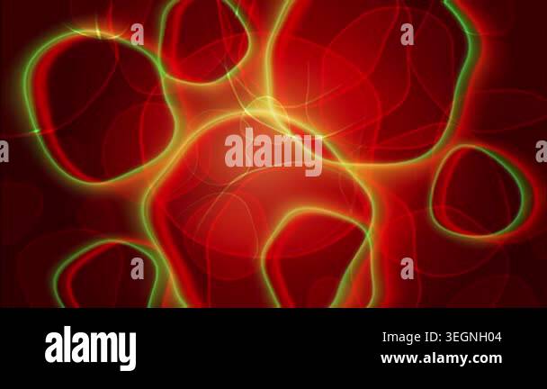 animation circle bright light liquid soft motion. Abstract wavy shiny ...