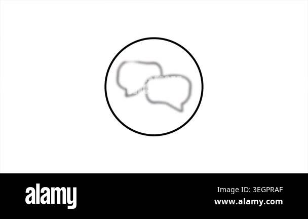 A social media communication concept featuring a heart icon vector ...
