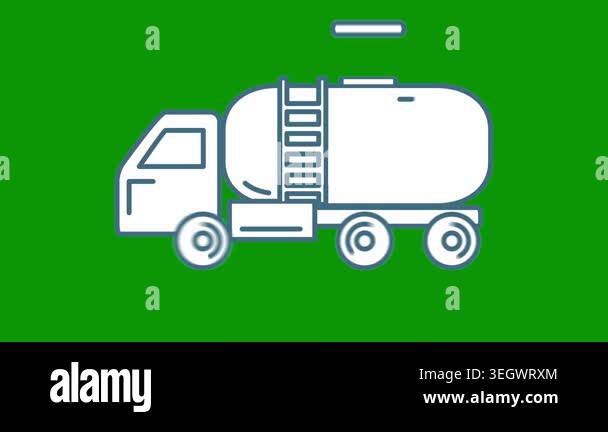 truck icon vector illustration Stock Video Footage - Alamy