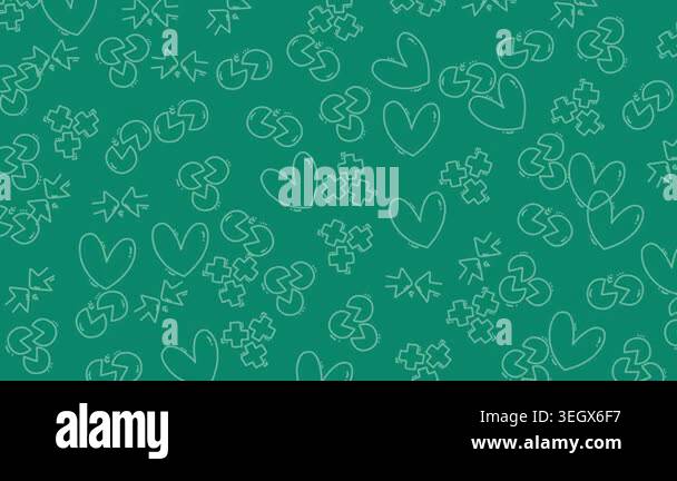 Geometric teal hearts and plus signs pattern. Suitable for valentines ...