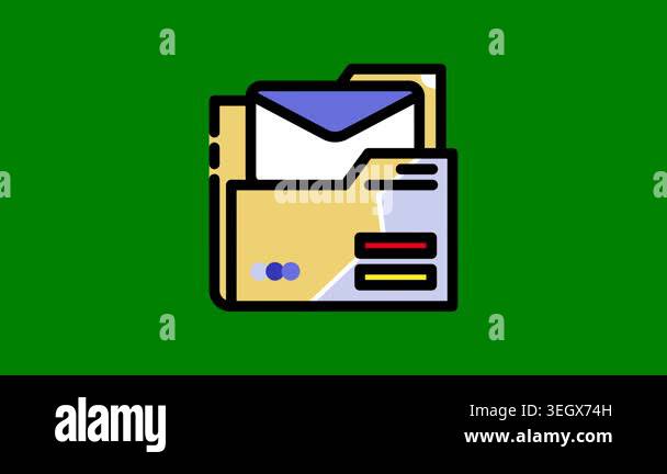 envelope icon vector isolated on white background, envelope sign ...