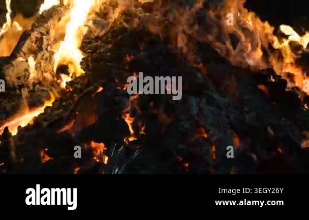 Fire flames on black background, Blaze fire flame texture background ...