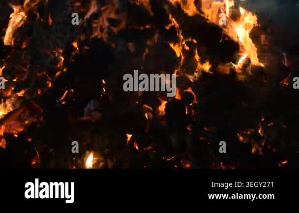 Fire flames on black background, Blaze fire flame texture background ...