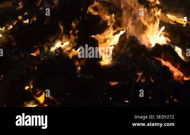 Fire flames on black background, Blaze fire flame texture background ...