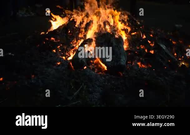 Fire flames on black background, Blaze fire flame texture background ...