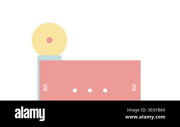 A colorful and engaging 2D animation featuring changing abstract ...