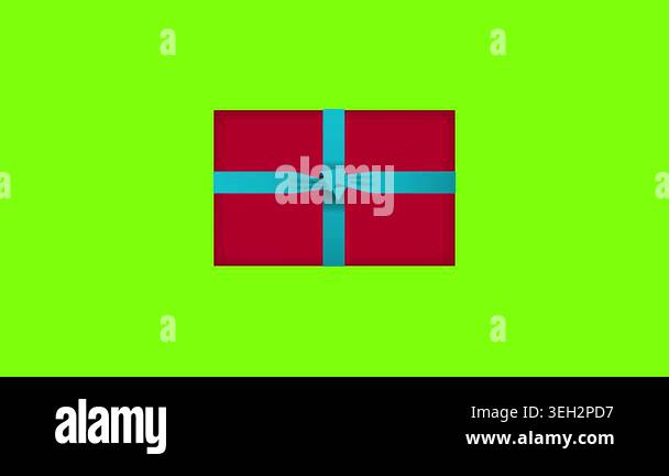 Gift Envelope Opening Animation with Ribbon ( Letter Reveal with Text ...