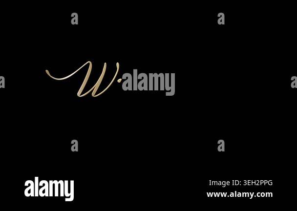 With Love Handwritten Calligraphy Animation Stock Video Footage - Alamy