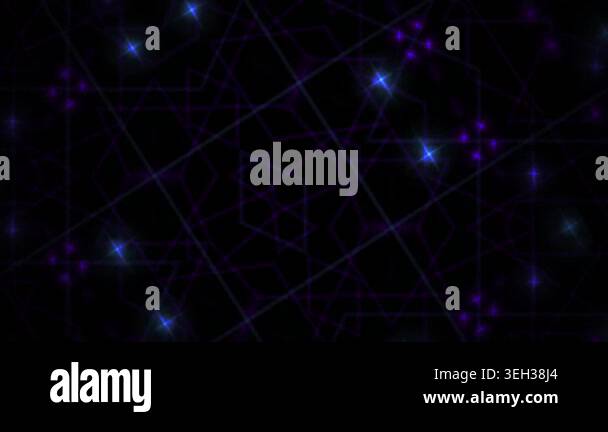 Abstract blue grid light technology background Stock Video Footage - Alamy