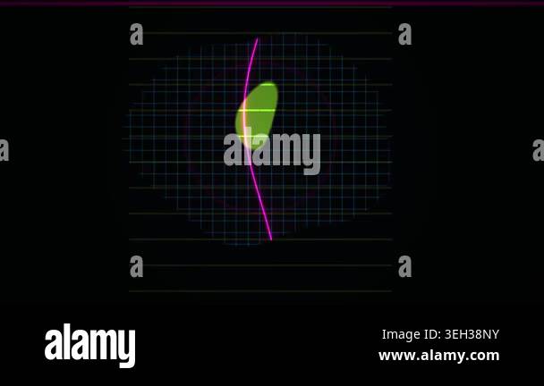 Colorful graphic design elements on grid Stock Video Footage - Alamy