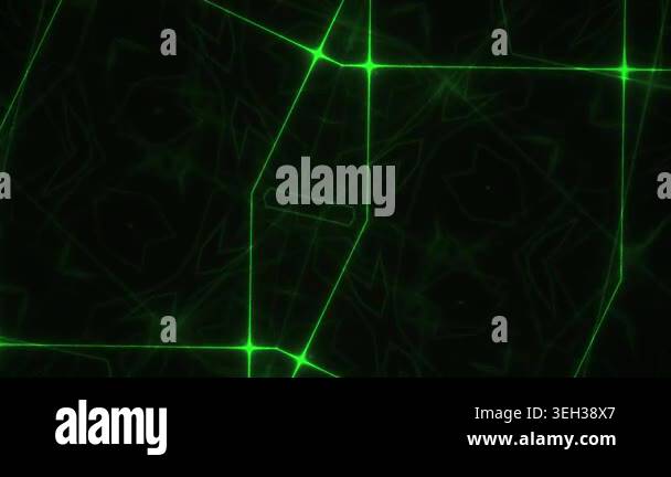 Green laser lines forming a grid pattern on a dark background Stock ...