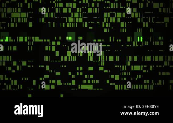 Green code on a black computer screen Stock Video Footage - Alamy