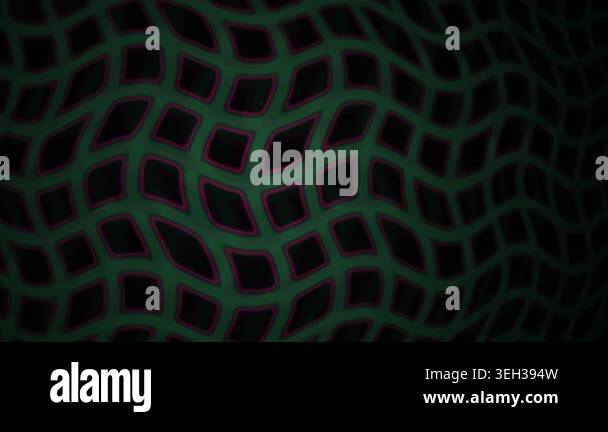 A green grid pattern on a black background Stock Video Footage - Alamy