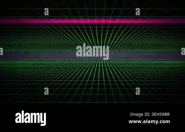 Neon grid background with colorful lines Stock Video Footage - Alamy