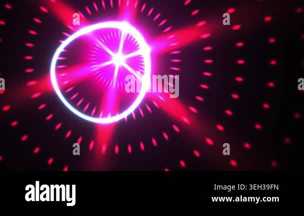 Animated neon light design graphic element Stock Video Footage - Alamy