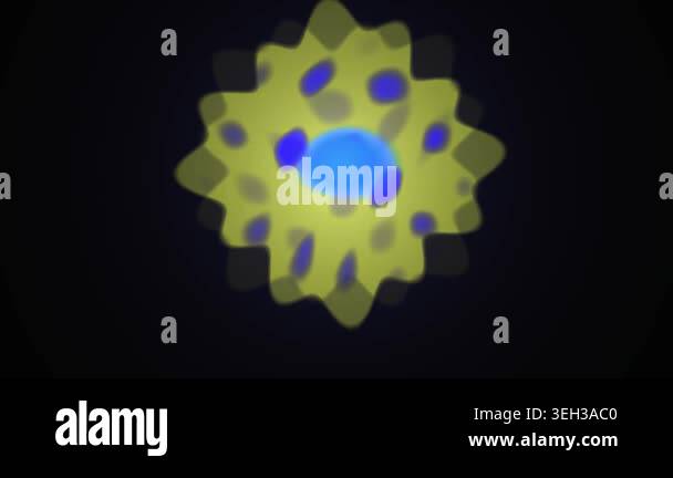 Microscopic view of virus particle Stock Video Footage - Alamy